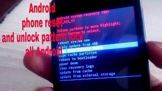 symphony mobile restore factory and unlock pattern lock