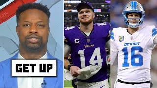 GET UP | Sam Darnold will tear up Lions defense to Vikings take #1 seed in NFC - Bart Scott