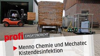 Kistendesinfektion von Menno Chemie und Mechatec | profi #Einsatzbericht