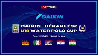 DAIKIN - HÉRAKLÉSZ U19 Water Polo Cup | match1 HUN-GER