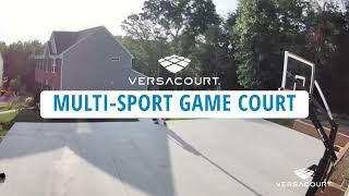 Backyard Multi-Sport Game Court Install (Quick & Easy) | VersaCourt