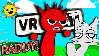 RADDY CHASES EVERYONE DOWN IN VRCHAT  - Funny Moments (incredibox sprunki)