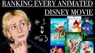 RANKING EVERY ANIMATED DISNEY MOVIE!   with Disney Nicky Marra