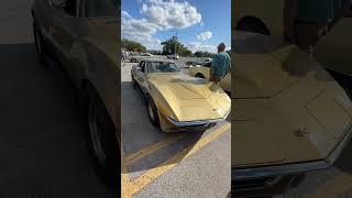 C3 Corvettes at a Show