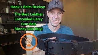 Hank's Belts Review & Giveaway! The Best Leather EDC/Concealed Carry Gun Belt!