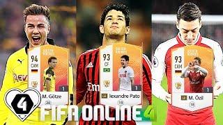 FIFA ONLINE 4: TEST DÀN GR Vs M. Gotze GR - A. Pato GR - M. Ozil GR - Sturridge GR - ShopTayCam.com