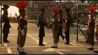 India Pakistan Wagah Border Gate Closing Ceremony