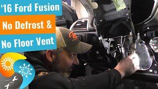 Ford Fusion - HVAC Stuck On Vent