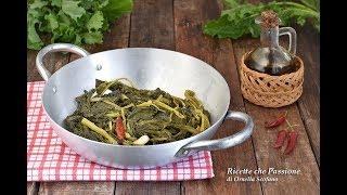 Cime di rapa affogate - Ricetta calabrese - Ricette che Passione