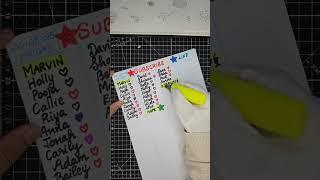 Writing Names
