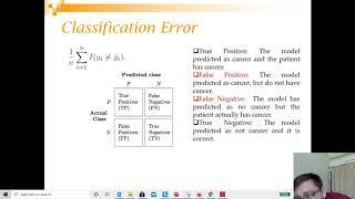 Evaluating a Classifier