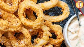 Easy Crispy Calamari Rings Recipe