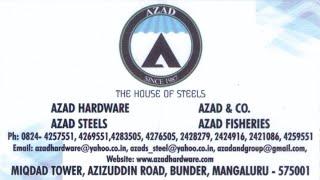 AZAD STEELS MANGALORE (KARNATAKA) Ph: 0824-2424916 @ Bizz Guide