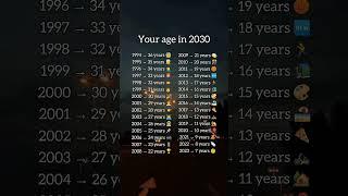 #your age in 2030..?