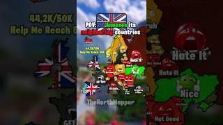 POV: UK Annexes its neighboring countries #mapper #mapchart #mapping #memes #viral #edit #europe