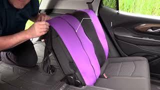 How to Install a Rear Car Seat Cover with Mesh Piece | FH Group®