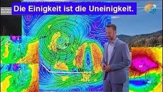 Diese Woche: Einigkeit ist Uneinigkeit. Nächste Woche kälter, dann wieder milder. Polarwirbel-Ende.