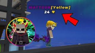 I Met MATTSUN in Bedwars!!  (Blockman Go)