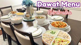 DAWAT VLOG | Special DAWAT Menu & Recipes For EID-AL-ADHA  Dawat Vlog 2024