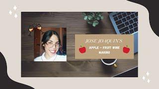 Apple-Fruit Wine Making Vlog || General Biology PT (Sienes, Jose Joaquin D. [STEM-1210])