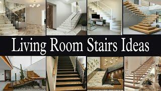 50+ Modern Living Room Stairs Ideas In 2022/Stairs Designs For Interior design #decoratingideas