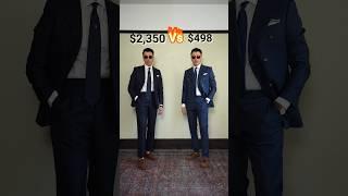 $2,350 vs $498: Navy Suit Edition    #mensfashion #menswear #suits #springfashion #dapper