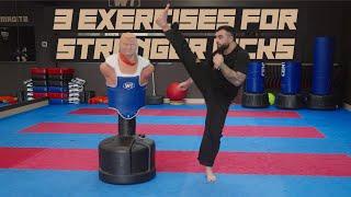 3 Exercises for Stronger Kicks | W1 Taekwondo