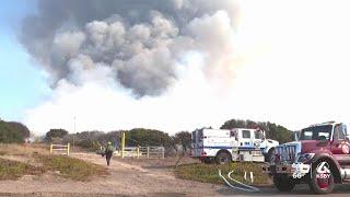 Fire at Vandenberg Space Force Base 100% contained, officials announce cause