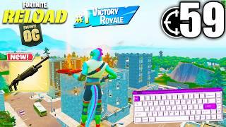 MADE68 UNBOXING + ASMR  59 Kills Solo vs Squads  Satisfying Keyboard OG Fortnite Reload 540FPS 4K