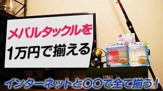 【初心者の方向け】１万円で全部揃える！メバルタックルとライン＆ルアー［メバリング］