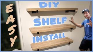 Easy to Install Wall Mounted Shelves