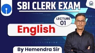 SBI Clerk Exam || English || Lecture - 1 || By Hemendra Sir #bankingexams #kgs #sbiclerk