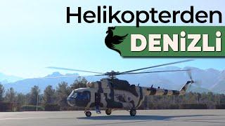 Jandarma Helikopteri İle Denizli'yi Havadan Görüntüledik