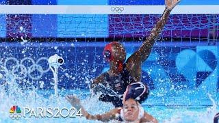 U.S. women's water polo begins gold defense with swift win over Greece | Paris Olympics | NBC Sports