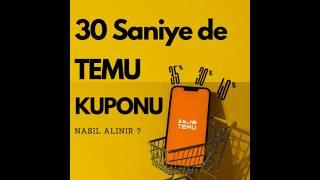 30 saniye de Temu indirim kuponu nasıl alınır ?  Yeni Temu indirim kodu geldi !  #temu