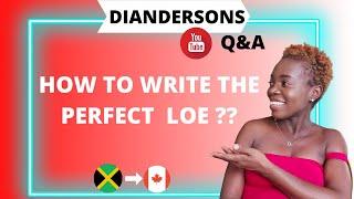 How to write the perfect LOE/Statement of purpose |Live Q&A