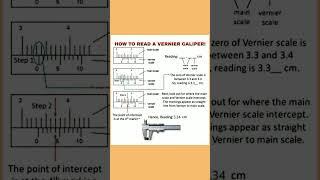 How to Read Vernier calipers ? #verniercaliper #micrometer #youtubeshorts #tech #industrial #diy