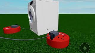 we destroy washing machines on roblox