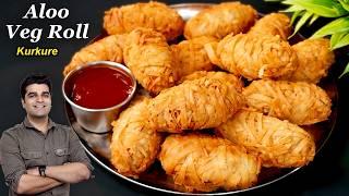 एक दिन बनाये और पूरे महीने खाएं - Aloo Veg Roll Iftar Special Thread Samosa | Ramadan Recipes 2025