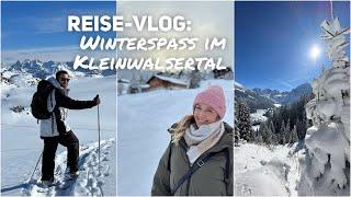 Vlog: Winterurlaub im Kleinwalsertal