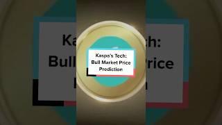 #kaspa Tech: #BullMarket #PricePrediction #crypto #coinbase #investing #blockchain #cryptocurrency