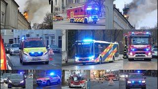 [Dachstuhlbrand B6]Flammen aus historischem Münchner Seniorenheim