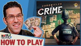 Chronicles of Crime - How To Play