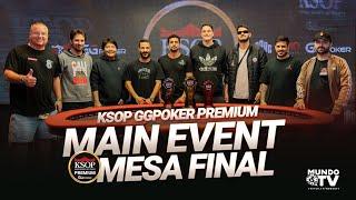 R$400K PARA O CAMPEÃO - MAIN EVENT - MESA FINAL  - KSOP GGPOKER RJ