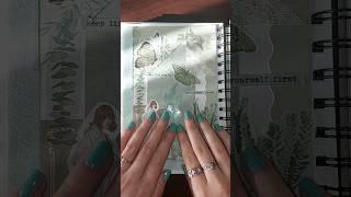 scrapbook sage green ASMR #scrapbooking #asmrsounds #asmr #journal #scrapbook #sage #green