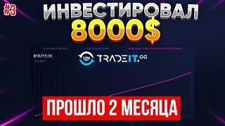 ИНВЕСТИРОВАЛ 8000$ В TRADEIT.GG ПРОШЛО 2 МЕСЯЦА | ИНВЕСТИЦИИ В СКИНЫ CS:GO, DOTA, TF2, RUST