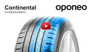 Tyre Continental ContiEcoContact 5 ● Summer tyres ● Oponeo™