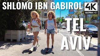 Shlomo Ibn Gabirol, Tel Aviv, Israel | 4K 60 FPS UHD Relaxing Virtual Walk | אבן גבירול, תל אביב