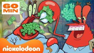 Губка Боб | Самые ЖАДНЫЕ денежные схемы Мистера Крабса  | Nickelodeon Cyrillic