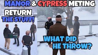 Manor & Cypress Meeting to Resolve Things Ends with Ste Leaving Them STUNLOCKED | NOPIXEL 4.0 GTA RP